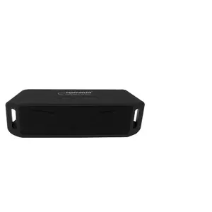 Stereo portable speaker ESPERANZA FOLK Black — 6 W RMS, Bluetooth, MicroSD, LiPo battery