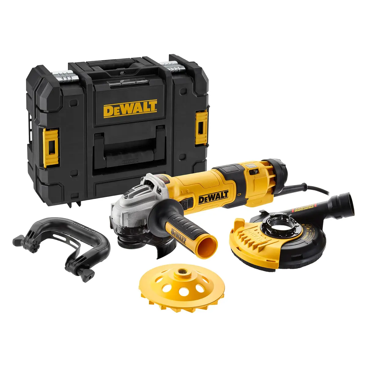 Slīpmašīna DeWALT DWE4257KT-QS, DWE4257KT-QS, 5035048659786