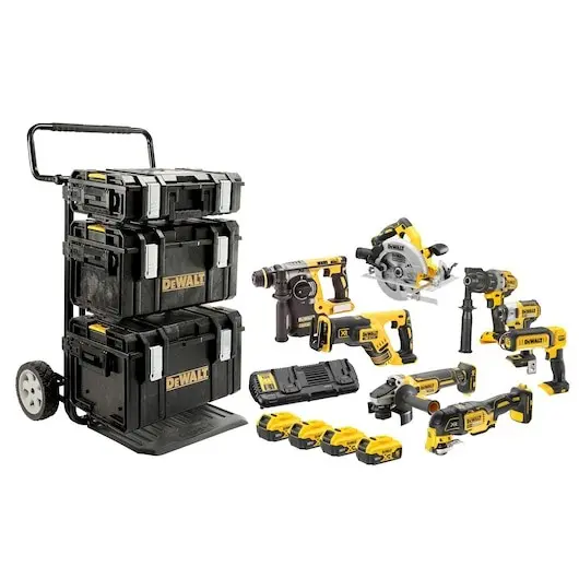 Jaudas skrūvgriezis/impaktatslēdzis DeWALT DCK853P4-QW 18V, 4