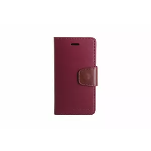 Книжка-чехол Evelatus для Xiaomi Redmi 6A — винно-красный кожезаменитель, откидной с карманом для карты