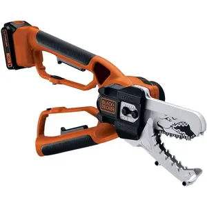 Black & Decker GKC1000L-QW Electric Pruner, 18V Lithium-Ion, 10 cm Cutting Capacity