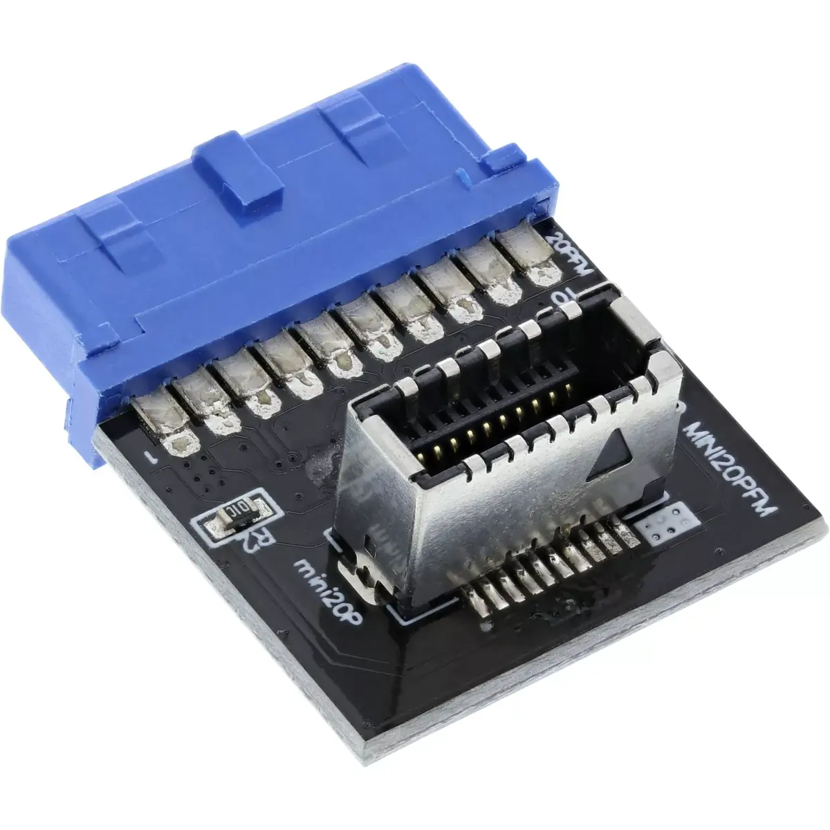 USB 3.0 uz USB 3.1 priekšējās paneļa adapteris InLine Photo 2