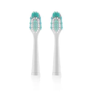 Toothbrush head ETA ETA070990200, 2 pcs, medium bristles, turquoise/white