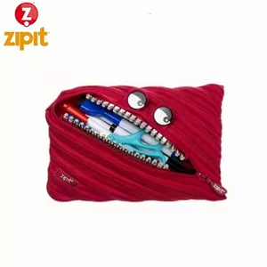 Пенал ZIPIT Grillz Monster Jumbo ZTMJ-GR-RI красный – мягкий вместительный кошелек на молнии