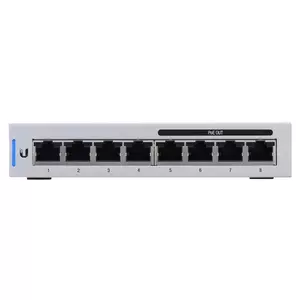 Ubiquiti UniFi US-8-60W Управляемый L2 Gigabit Ethernet (10/100/1000) Питание по Ethernet (PoE) Серый