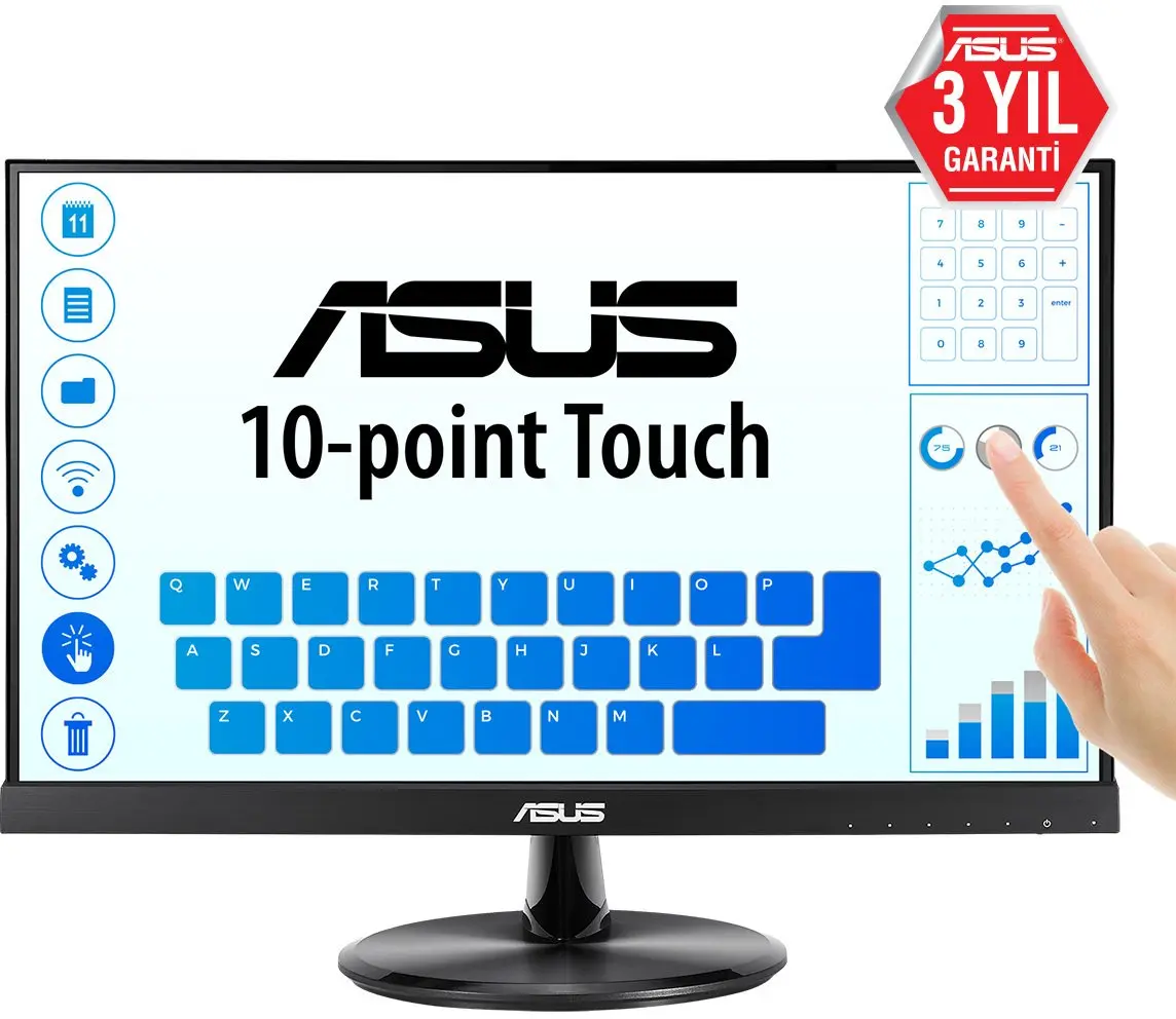 Asus VT229H Skārienjūtīgs datora monitors 54