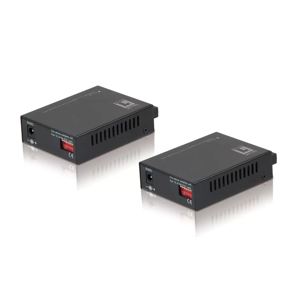 Mediju konvertoru komplekts LevelOne RJ45 uz SC BIDI FVT-2202 Photo 2
