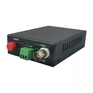 AV transmitter LevelOne 1-Channel BNC over Fiber Optic Extender Kit 20km