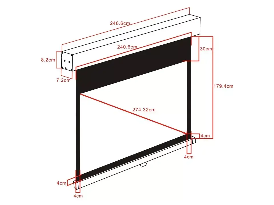 Manual Projection Screen Multibrackets M 16:10 Photo 6