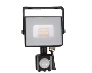 V-TAC VT-10-S LED Floodlight 10W IP65 Warm White Grey