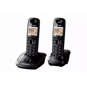 Panasonic KX-TG2512FXT телефонный аппарат DECT телефон Идентификация абонента (Caller ID) Черный