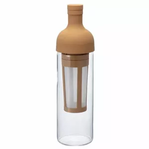 Cold brew coffee bottle HARIO FIC-70-MC 650 ml — Cream, glass carafe with filter