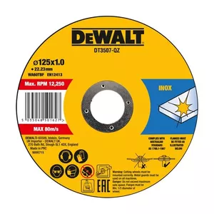 DeWALT DT3507-QZ leņķa slīpmašīnas aksesuārs Griešanas disks