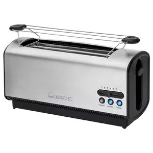 Toaster Clatronic TA 3687 4 slice 1200 W Black Stainless steel