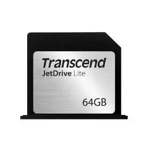 SD card adapter Transcend JetDrive Lite 350 64GB MLC — 95 MB/s read, 60 MB/s write, water resistant
