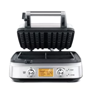 Waffle maker Sage Smart Waffle Pro SWM620BSS4EEU1 — stainless steel, 2 square waffles, 12 thermostat positions, removable non-stick plates