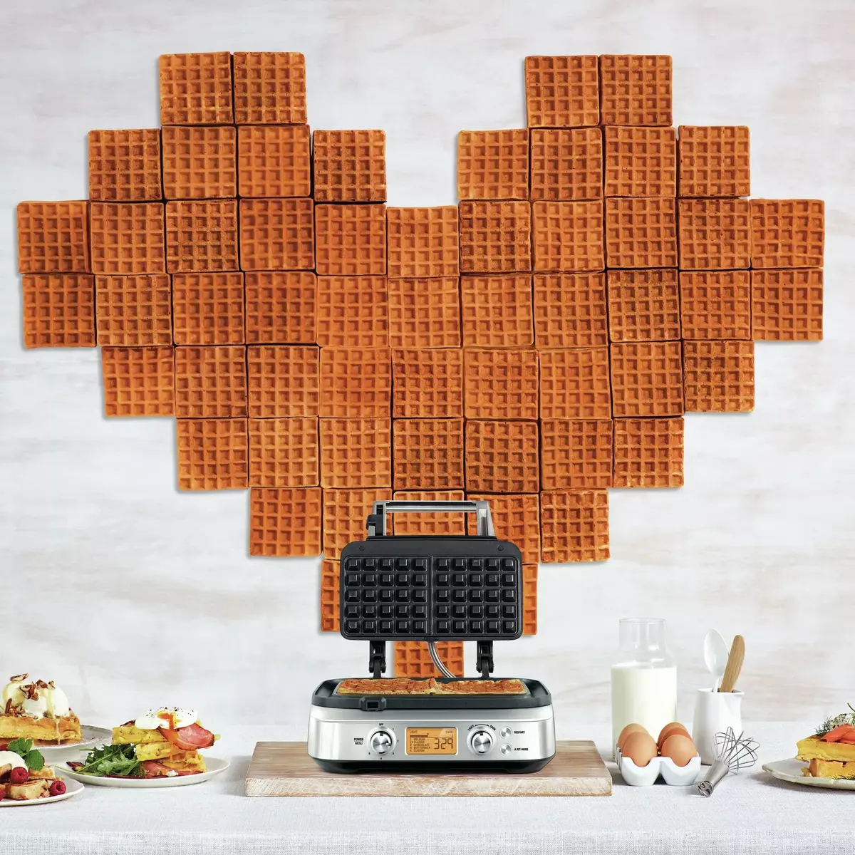 Vafeļu panna Sage Smart Waffle Pro SWM620BSS4EEU1 Photo 6
