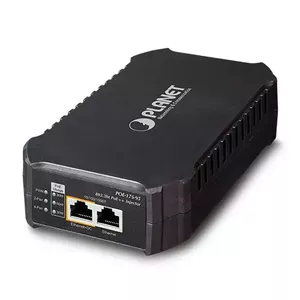 PLANET POE-175-95 tīkla sadalītājs Melns Power over Ethernet (PoE)