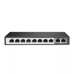 Slēdzis Extralink PERSES 8x Gigabit PoE/PoE+ 2x RJ45 Uplink 96W