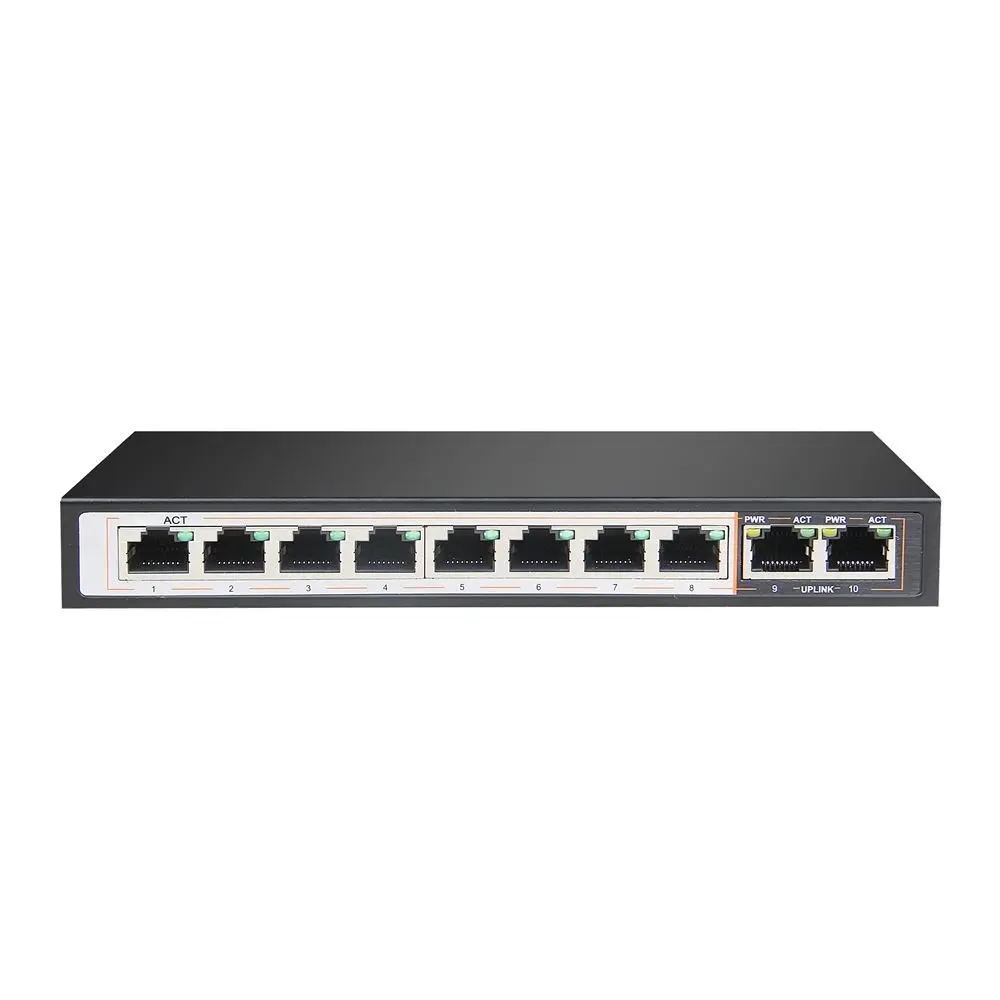 Slēdzis Extralink PERSES 8x Gigabit PoE/PoE+