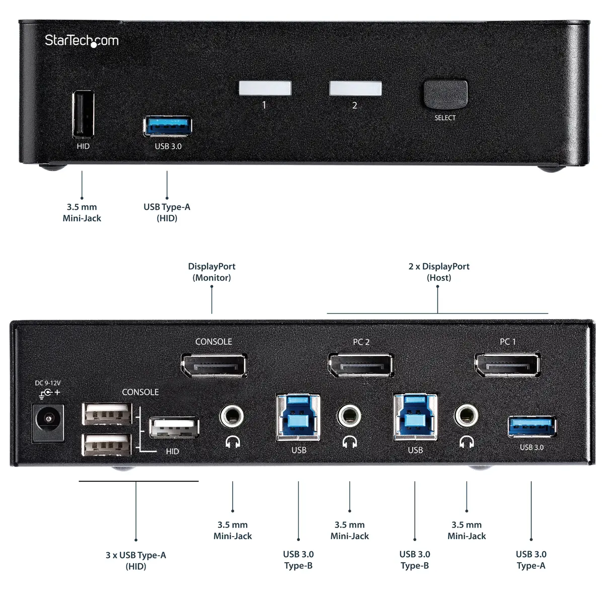 StarTech SV231DPU34K DisplayPort KVM slēdzis 4K Photo 10