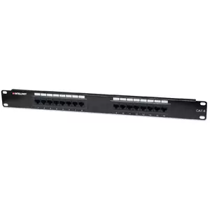 Patch Panel Intellinet Cat6 UTP 16-Port 1U Black