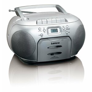 Portable stereo CD  LENCO  SCD 420 (silver color)