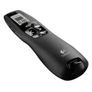 Logitech R800 multimediju prezentētājs RF Melns