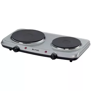 Rommelsbacher DK28 hob Silver Countertop 2 zone(s), Scrollbar control