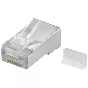 Goobay 68079 коннектор RJ45 Серебристый