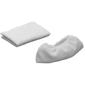 Equipment cleansing dry cloths Karcher 6.905-921.0 — microfiber white, set for equipment cleaning