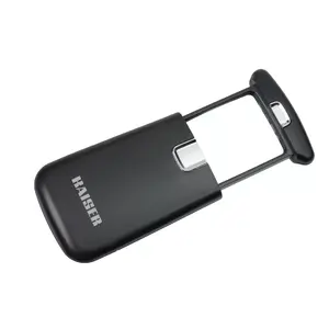 Magnifier KAISER 2372 — handheld 3× magnification, lens 45×38 mm, battery CR1130 (2×), black