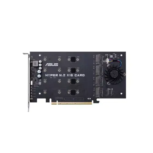 ASUS HYPER M.2 X16 Card — iekšējā PCIe M.2 adapterkarte Photo 2