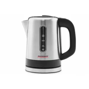Electric kettle Gastroback 1 L 2200 W Black Stainless steel