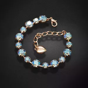 Aproce "Klasika IV (Light Sapphire Shimmer)" ar Swarovski™ kristāliem