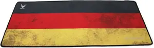 Gaming mouse pad OMEGA VARR PRO-GAMING MOUSE PAD RED – cloth surface, stitched edges, non-slip base