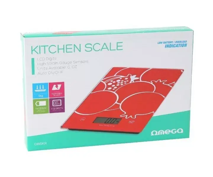 Electronic kitchen scale Omega OBSKR Photo 2