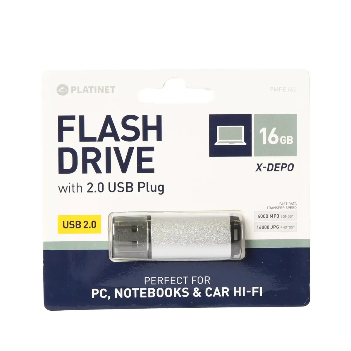 Platinet X-Depo 16GB USB 2.0 zibatmiņa Photo 2