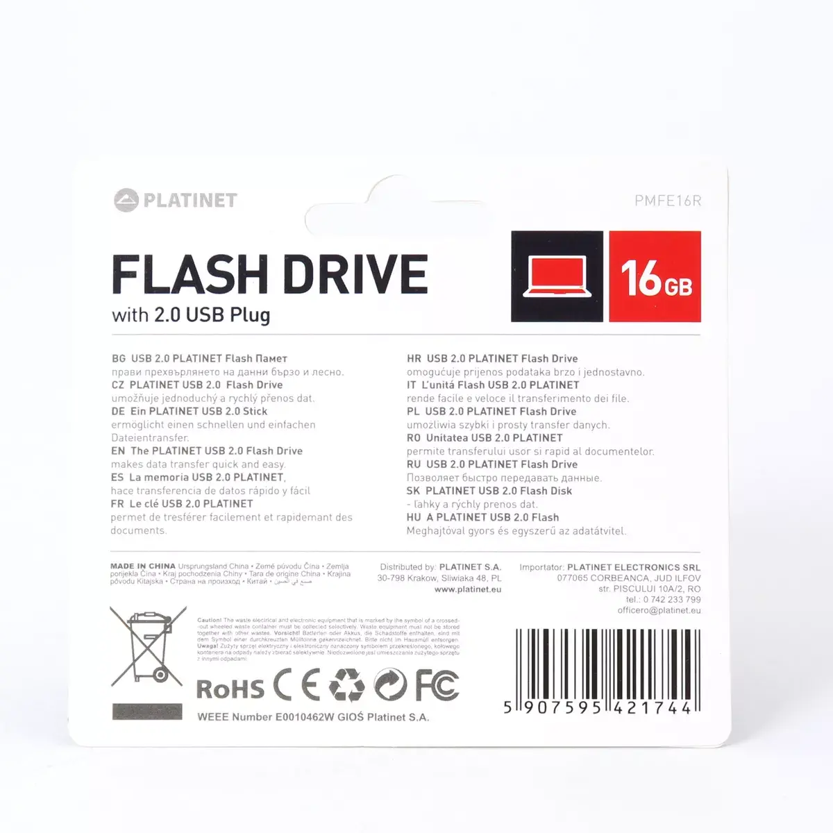 Platinet X-Depo 16GB USB 2.0 zibatmiņa Photo 3