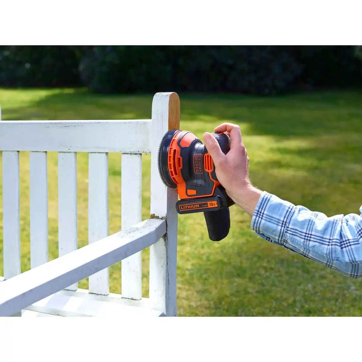 Шлифовальная машинка Black & Decker BDCROS18N-XJ Photo 7