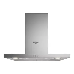 Настенный вытяжной вентилятор Whirlpool AKR 558/3 IX, алюминиевый фильтр, уровень шума: Н/Д
