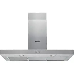 Настенный вытяжной вентилятор Whirlpool AKR 559/3 IX, алюминиевый фильтр, уровень шума: Н/Д