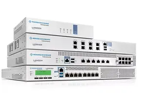Аппаратный межсетевой экран Lancom Systems UF-100 с пропускной способностью 3,8 Гбит/с, VPN 0,43 Гбит/с и поддержкой до 30 пользователей