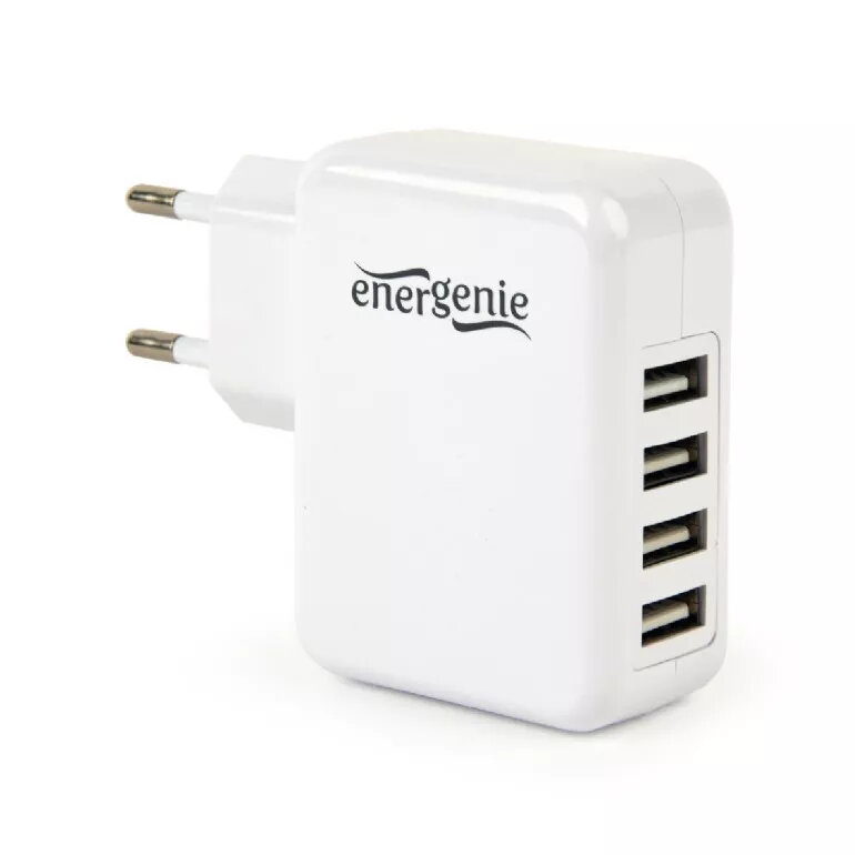 Mobilā ierīce lādētājs EnerGenie EG-U4AC-02, EG-U4AC-02