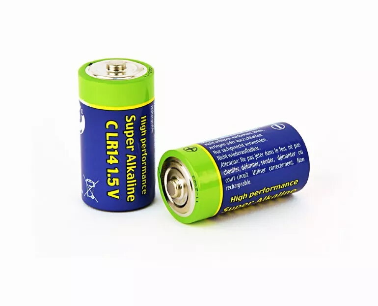 Vienreizējā baterija Gembird EG-BA-LR14-01, EG-BA-LR14-01, 8716309104357