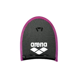 Спортивные перчатки ARENA 1E554/95 — унисекс, черно-розовые, размер M, 60% полиэстер/20% силикон/20% пружинная сталь