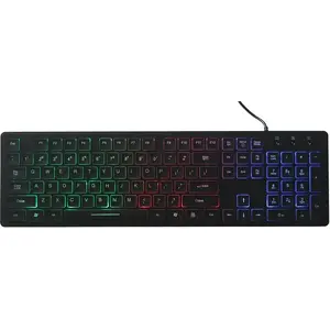 Wired Keyboard ART AK-20 Black US Layout Slim Design — USB, Full-size