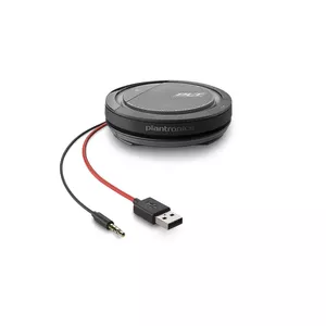 POLY Calisto 5200 skaļruņu tālrunis Universāls USB/3,5mm Melns, Sarkans