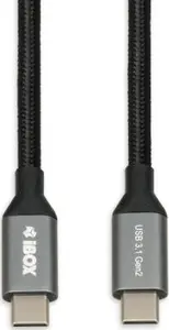 USB-C to USB-C cable IBOX IKUMTC31G2 USB 3.2 Gen 2, 1 m, black