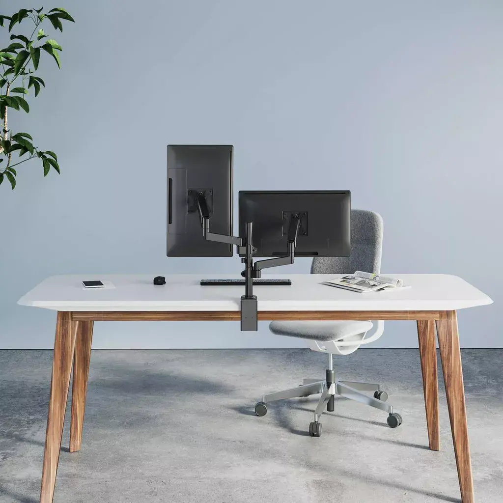 MANHATTAN desk mount Full Motion Gas Spring 2 screens Photo 8